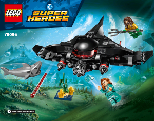 Brugsanvisning Lego set 76095 Super Heroes Aquaman - Black Mantas angreb