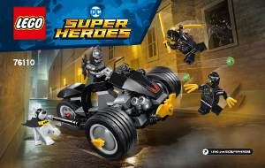 説明書 レゴ set 76110 スーパーヒーローズ バットマン タロンの攻撃