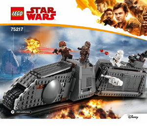 Manual Lego set 75217 Star Wars Imperial conveyex transport
