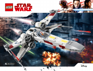 Manual Lego set 75218 Star Wars X-Wing starfighter