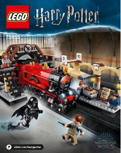 Manual Lego set 75955 Harry Potter Expresso de Hogwarts
