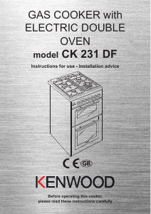 Bruksanvisning Kenwood CK 231 DF Spis