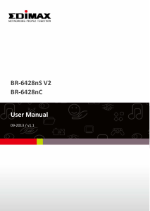 Manual Edimax BR-6428nC Router