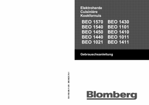 Bedienungsanleitung Blomberg BEO 1570 Backofen