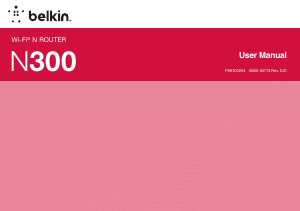 Manual Belkin F9K1002V4 N300 Router