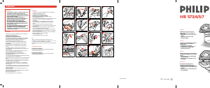 Handleiding Philips HB573 Zonnebank