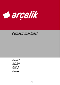 Kullanım kılavuzu Arçelik 6103 Çamaşır makinesi