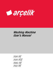 Handleiding Arçelik 7083 HE Wasmachine