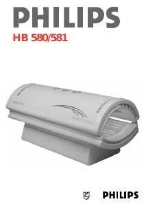 Bedienungsanleitung Philips HB581 Sonnenbank