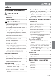 Manual de uso Alpine CDE-9821R Radio para coche