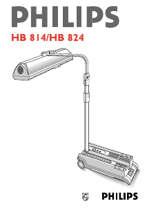 Bedienungsanleitung Philips HB824 Sonnenbank