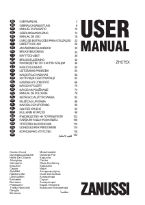 Manual Zanussi ZHC75X Exaustor