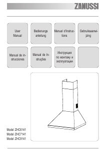 Manual Zanussi ZHC7141X Cooker Hood