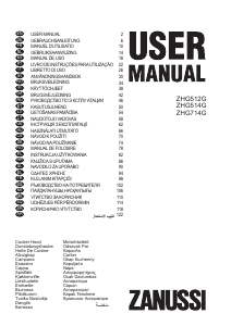 Manuale Zanussi ZHG514G Cappa da cucina