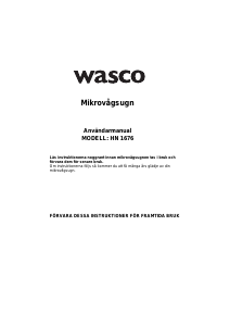 Bruksanvisning Wasco HN 1676 Mikrovågsugn