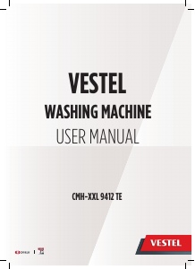 Bruksanvisning Vestel CMH-XXL 9412 TE Tvättmaskin