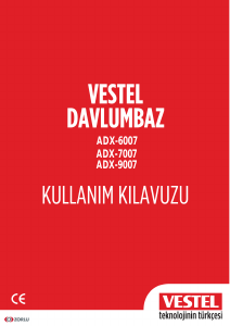 Kullanım kılavuzu Vestel ADX-9007 Davlumbaz