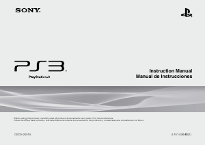 Manual Sony CECH-2001A PlayStation 3