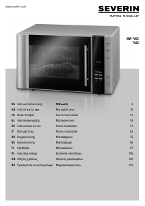 Manual de uso Severin MW 7825 Microondas