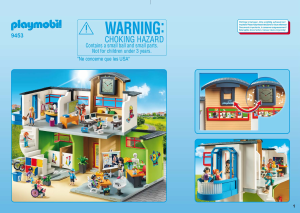 Manual Playmobil set 9453 City Life Cladirea scolii