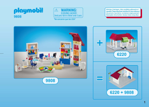 Mode d’emploi Playmobil set 9808 City Life Aménagement pour pharmacie