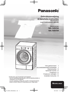 Handleiding Panasonic NA-168VX4 Wasmachine