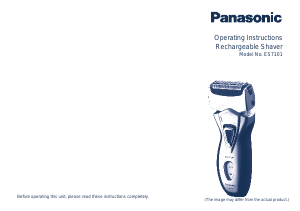Manual de uso Panasonic ES-7101 Afeitadora