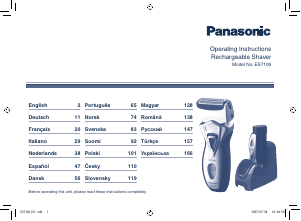 Bruksanvisning Panasonic ES-7109 Barbermaskin
