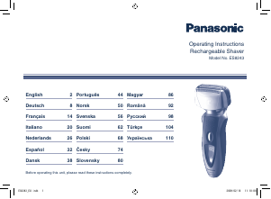 Mode d’emploi Panasonic ES-8243 Rasoir électrique