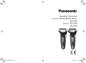 Manual Panasonic ES-LT2N Máquina barbear