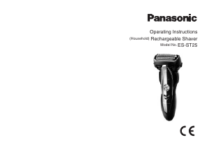 Manual Panasonic ES-ST25 Máquina barbear