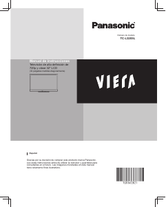 Manual de uso Panasonic TC-L32X5L Viera Televisor de LCD