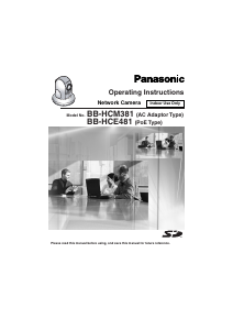Bruksanvisning Panasonic BB-HCE481 IP Kamera