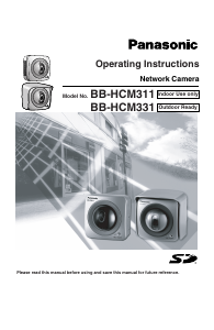 Bruksanvisning Panasonic BB-HCM311 IP Kamera