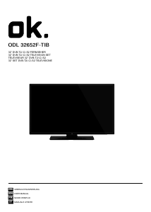 Handleiding OK ODL 32652F-TIB LED televisie
