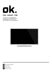 Handleiding OK ODL 32652F-TIW LED televisie