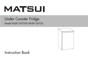 Manual Matsui MUR1247GS Refrigerator