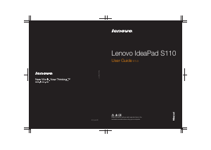 Bruksanvisning Lenovo IdeaPad S110 Bärbar dator