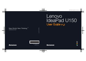 Bruksanvisning Lenovo IdeaPad U150 Bärbar dator