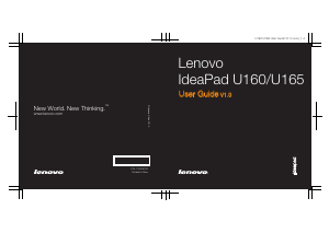 Bruksanvisning Lenovo IdeaPad U160 Bärbar dator