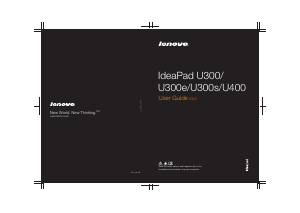 Bruksanvisning Lenovo IdeaPad U300s Bärbar dator