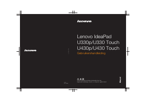Handleiding Lenovo IdeaPad U430 Touch Laptop