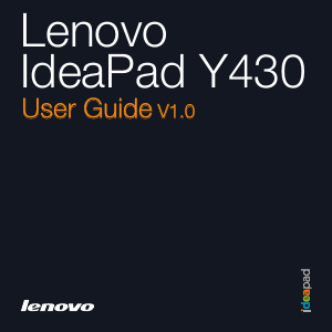 Bruksanvisning Lenovo IdeaPad Y430 Bärbar dator