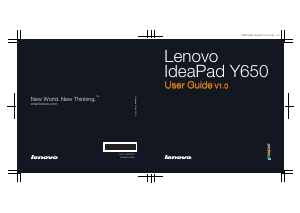 Bruksanvisning Lenovo IdeaPad Y650 Bärbar dator