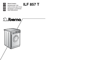 Handleiding Iberna ILF 857 T Wasmachine