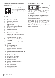 Manual de uso Grundig 43 VLE 6621 BP Televisor de LED