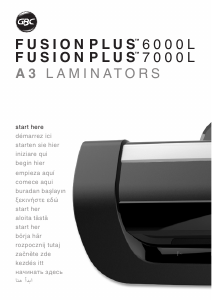Bruksanvisning GBC Fusion Plus 7000L Lamineringsmaskin