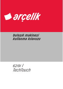 Kullanım kılavuzu Arçelik 62191 I TechTouch Bulaşık makinesi