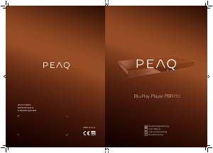 Handleiding PEAQ PBR110 Blu-ray speler