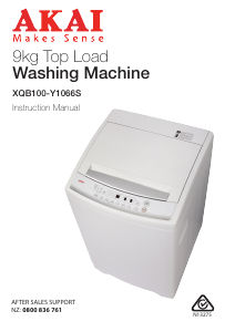 Manual Akai XQB100-Y1066S Washing Machine